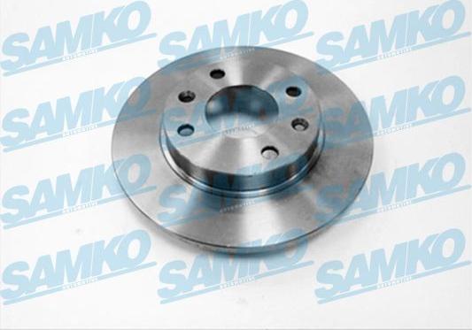 Samko P1141P - Тормозной диск autospares.lv