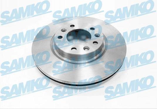 Samko P1251V - Тормозной диск autospares.lv