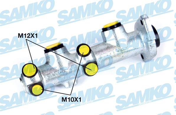Samko P12119 - Главный тормозной цилиндр autospares.lv