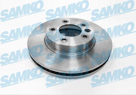 Samko P2010V - Тормозной диск autospares.lv