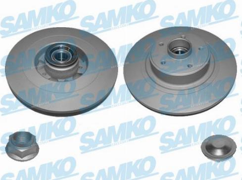 Samko R1019PRCA - Тормозной диск autospares.lv