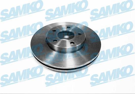 Samko V1018V - Тормозной диск autospares.lv