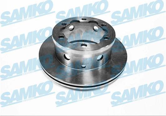Samko V2444V - Тормозной диск autospares.lv