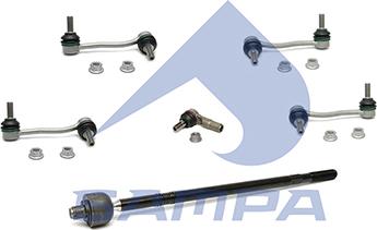 Sampa 097.1124 - Ремкомплект, рулевая тяга autospares.lv