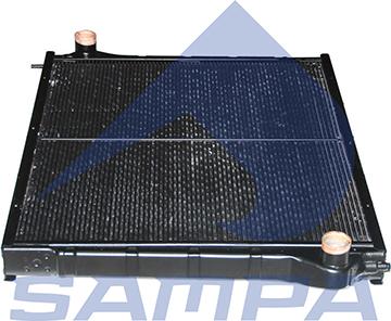 Sampa 042.023 - Радиатор, охлаждение двигателя autospares.lv