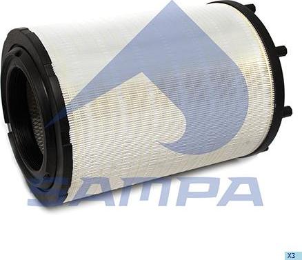 Sampa 042.279-01 - Воздушный фильтр, двигатель autospares.lv