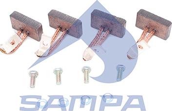 Sampa 047.109 - Угольная щетка, стартер autospares.lv