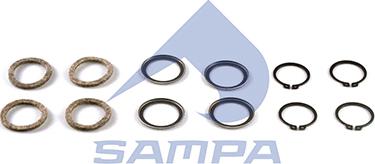 Sampa 050.544 - Ремонтный комплект, ролик тормозных колодок autospares.lv