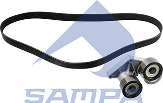 Sampa 050.724 - Поликлиновый ременный комплект autospares.lv