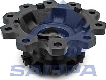 Sampa 051.436/1-F - Ступица колеса, поворотный кулак autospares.lv