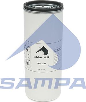 Sampa 051.227 - Масляный фильтр autospares.lv