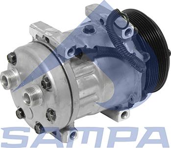 Sampa 065.091 - Компрессор кондиционера autospares.lv