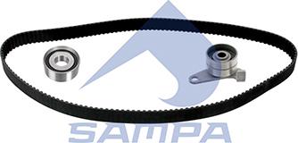 Sampa 060.758 - Комплект зубчатого ремня ГРМ autospares.lv