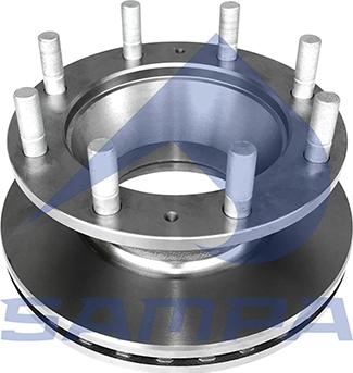 Sampa 063.001 - Тормозной диск autospares.lv