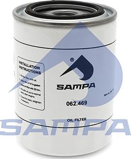 Sampa 062.469 - Масляный фильтр autospares.lv