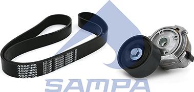 Sampa 010.939 - Поликлиновый ременный комплект autospares.lv