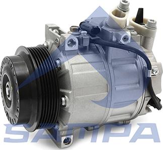 Sampa 010.1288 - Компрессор кондиционера autospares.lv