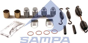 Sampa 085.512 - Ремонтный комплект, ролик тормозных колодок autospares.lv