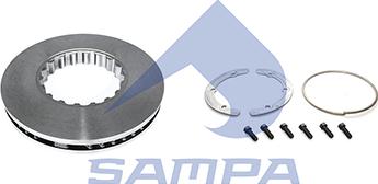 Sampa 036.102A - Тормозной диск autospares.lv