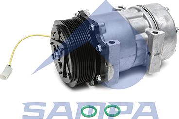 Sampa 038.086 - Компрессор кондиционера autospares.lv