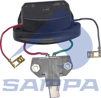 Sampa 038.298 - Регулятор напряжения, генератор autospares.lv