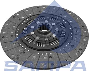 Sampa 032.275 - Диск сцепления, фрикцион autospares.lv