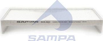 Sampa 024.492 - Фильтр воздуха в салоне autospares.lv