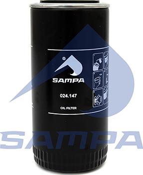 Sampa 024.147 - Масляный фильтр autospares.lv