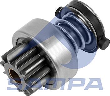 Sampa 024.138 - Ведущая шестерня, бендикс, стартер autospares.lv