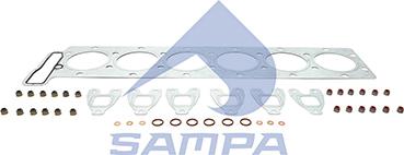 Sampa 020.862 - Комплект прокладок, головка цилиндра autospares.lv