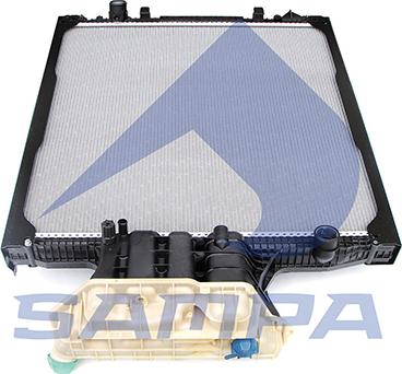 Sampa 023.040 - Радиатор, охлаждение двигателя autospares.lv