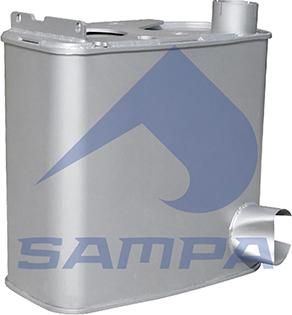 Sampa 022.493 - Глушитель выхлопных газов, конечный autospares.lv