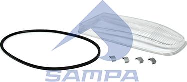 Sampa 022.032 - Рассеиватель, противотуманная фара autospares.lv