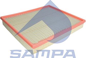 Sampa 076.440 - Воздушный фильтр, двигатель autospares.lv