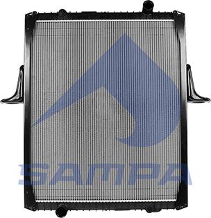 Sampa 076.360 - Радиатор, охлаждение двигателя autospares.lv