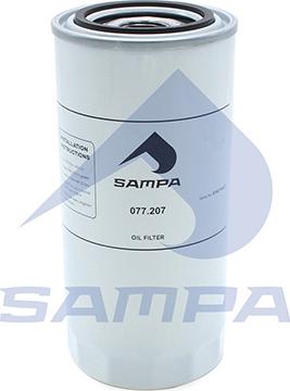 Sampa 077.207 - Масляный фильтр autospares.lv
