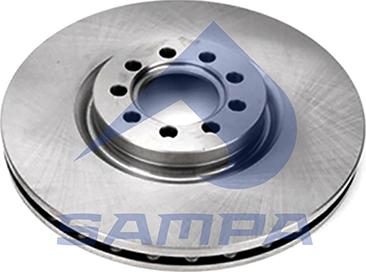 Sampa 077.230 - Тормозной диск autospares.lv