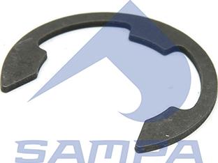 Sampa 106.246 - Упорное кольцо, палец ролика тормозных колодок autospares.lv