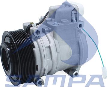 Sampa 206.378 - Компрессор кондиционера autospares.lv