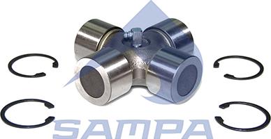 Sampa 201.026 - Шарнир, продольный вал autospares.lv