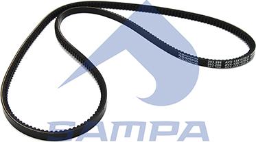 Sampa 203.286 - Клиновой ремень, поперечные рёбра autospares.lv