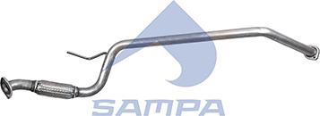 Sampa 207.093 - Труба выхлопного газа autospares.lv