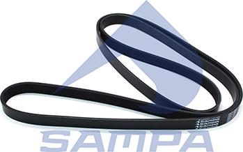 Sampa 207.261 - Поликлиновой ремень autospares.lv