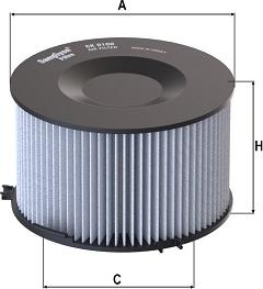 SAMPIYON FILTER CK 0100 - Фильтр воздуха в салоне autospares.lv