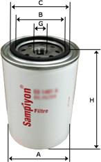 SAMPIYON FILTER CS 0221 - Масляный фильтр autospares.lv