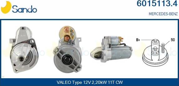 Sando 6015113.4 - Стартер autospares.lv