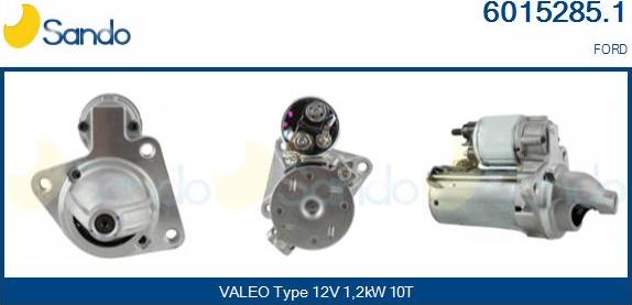 Sando 6015285.1 - Стартер autospares.lv