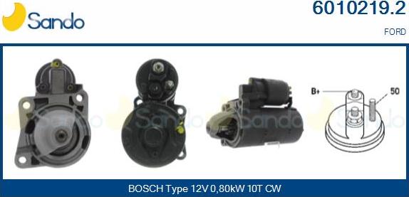 Sando 6010219.2 - Стартер autospares.lv