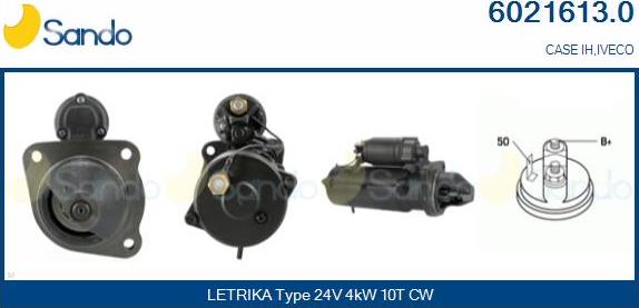 Sando 6021613.0 - Стартер autospares.lv