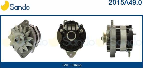 Sando 2015A49.0 - Генератор autospares.lv